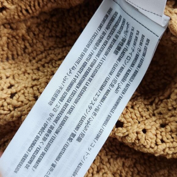 Abercrombie & Fitch marigold yellow knit sweater Extra Small - Picture 7 of 7